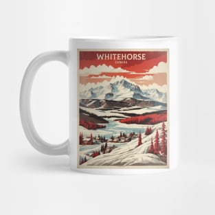 Whitehorse Canada Vintage Poster Tourism Mug